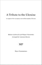 A Tribute to the Ukraine Concert Band sheet music cover